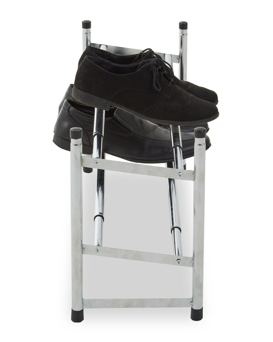 Tavia Extendable and Stackable 2 Tier Shoe Rack