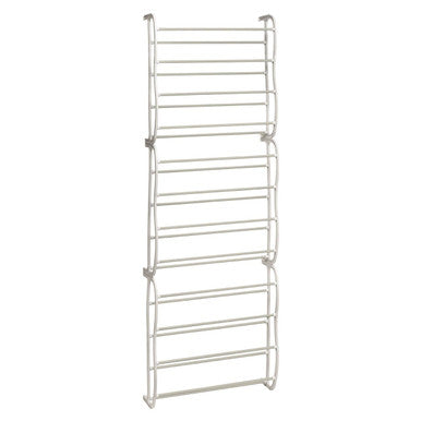 Tavia Over Door Cream 12 Tier Shoe Rack