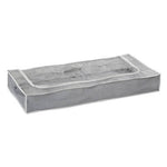 Tavia Grey Underbed Storage Bag with Window