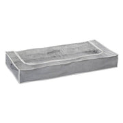 Tavia Grey Underbed Storage Bag with Window