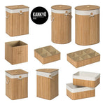 Kankyo Natural Bamboo Storage Box with Handles