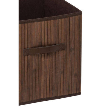 Kankyo Dark Brown Bamboo Storage Box