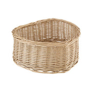 Grey Heart Shape Willow Basket