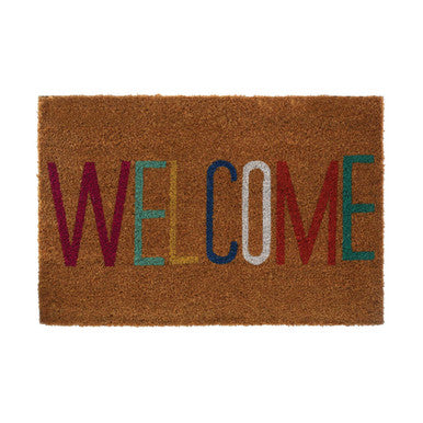 Filta Welcome Multicolour Coir Doormat