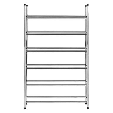 Tavia Six Tiers Chrome Shoe Rack