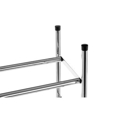 Tavia Six Tiers Chrome Shoe Rack