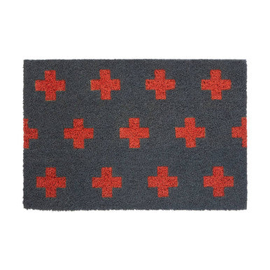 Coir Neon Crosses Doormat