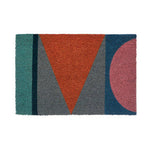 Mediterranean Multicoloured Coir Doormat