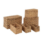 Lidi Set Of 6 Water Hyacinth Storage Baskets