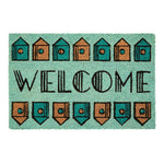 Filta Welcome Home Light Green Doormat