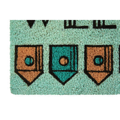 Filta Welcome Home Light Green Doormat