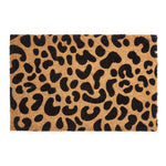 Leopard Print Coir Doormat