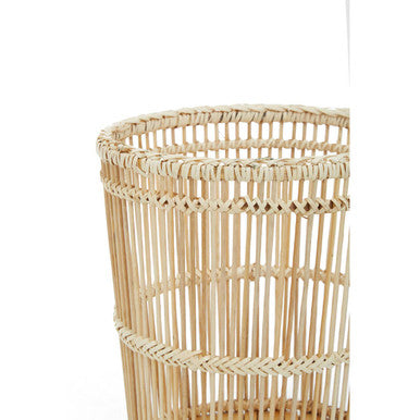 Ezell Natural Rattan And Bamboo Waste Paper Bin