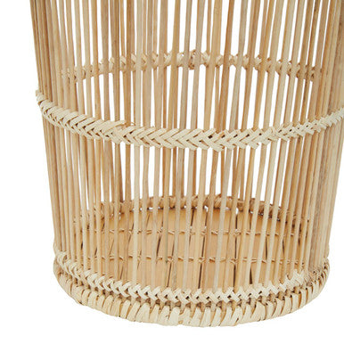 Ezell Natural Rattan And Bamboo Waste Paper Bin