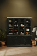 Arles Set of 2 Seagrass Baskets with Black Stripes