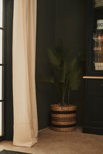 Arles Set of 2 Seagrass Baskets with Black Stripes