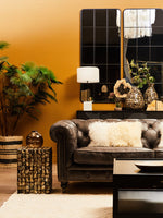 Arles Set of 2 Seagrass Baskets with Black Stripes