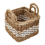 Lidi Set Of Two Square Seagrass Baskets