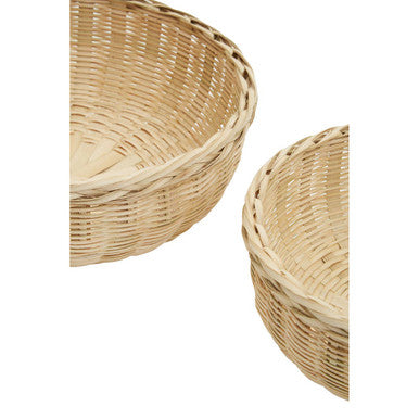 Lidi Set Of Three Bamboo Baskets