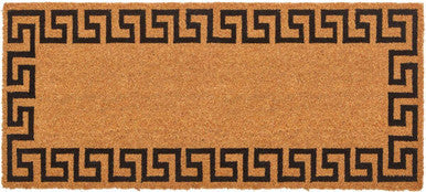 Filta Greek Key Coir Doormat