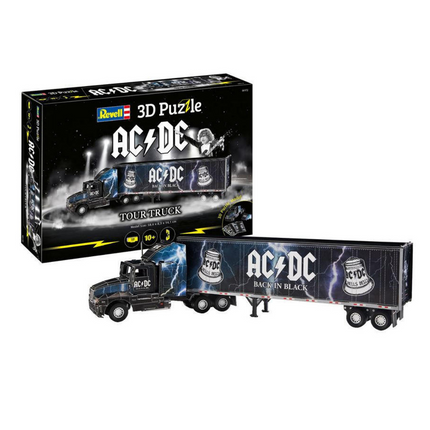 Revell 3D Puzzle AC/DC Tour Truck - 128pcs-4009803001722-Bargainia.com