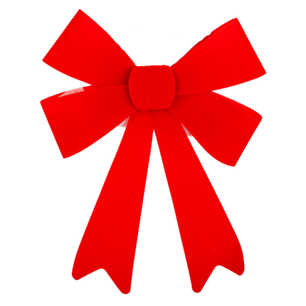 Christmas Bow Red Velvet 28cm