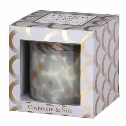 Cashmere & Silk Scented Glass Soy Wax Candle-5010792724195-Bargainia.com