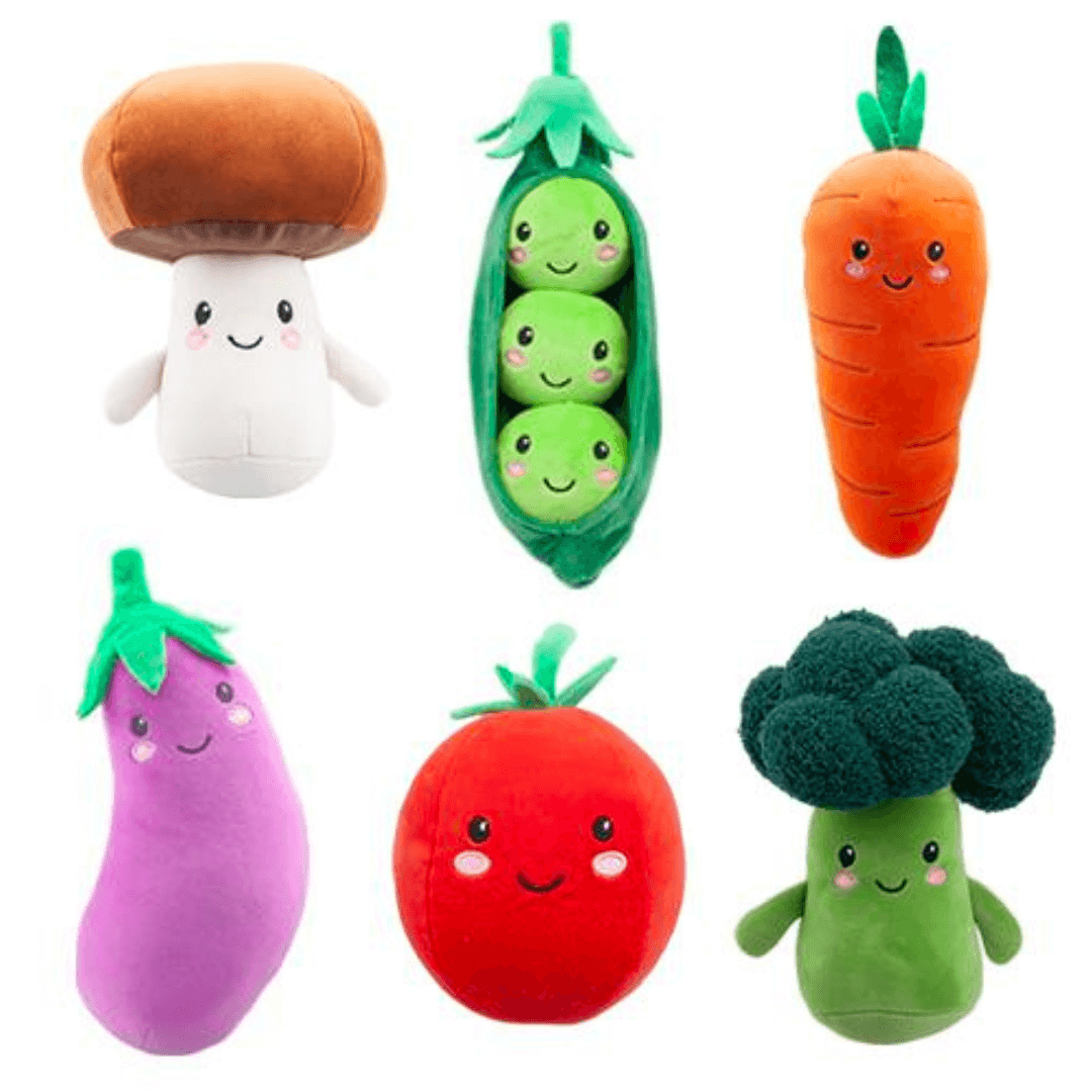 Softlings Foodies Super Soft Vegetables Plush Toys 16cm