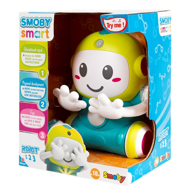 Smoby Smart Robot 123-3032161901053-Bargainia.com