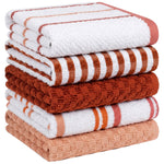 OLIVIA ROCCO 5 Pack Cotton Terry Kitchen Towels 45x65cm Super Absorbent Quick Drying