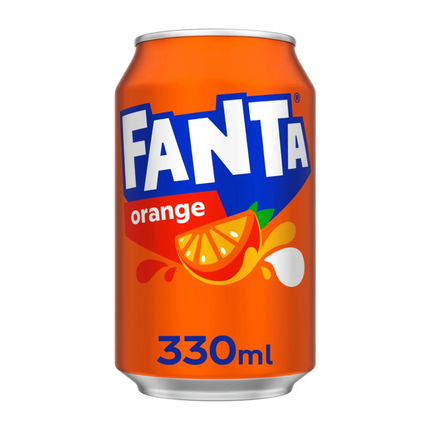 Fanta Orange - 330ml - Pack of 24