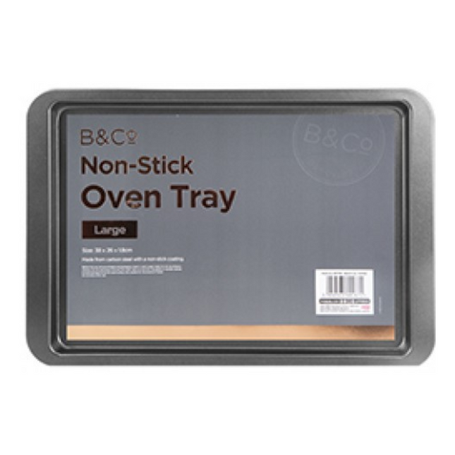 Large Non Stick Roasting Oven Tray 38cm-5050565602671-Bargainia.com