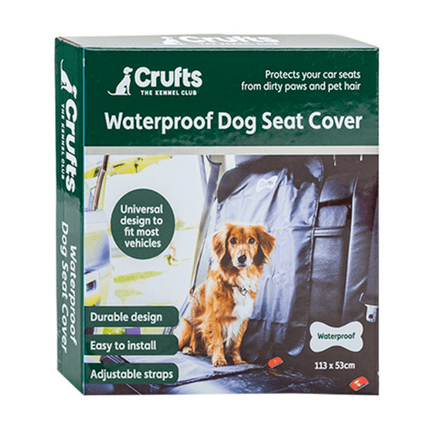 Crufts Waterproof Single Seat Cover 113 x 53cm-5050565213679-Bargainia.com