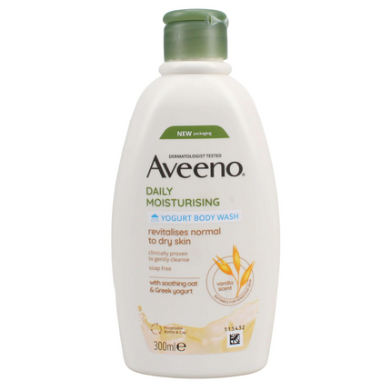 Aveeno Body Wash Vanilla & Oats 300ML