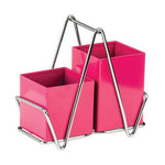 2 Compartment Hot Pink Cutlery Caddy - Bargainia.com - 5018705774626