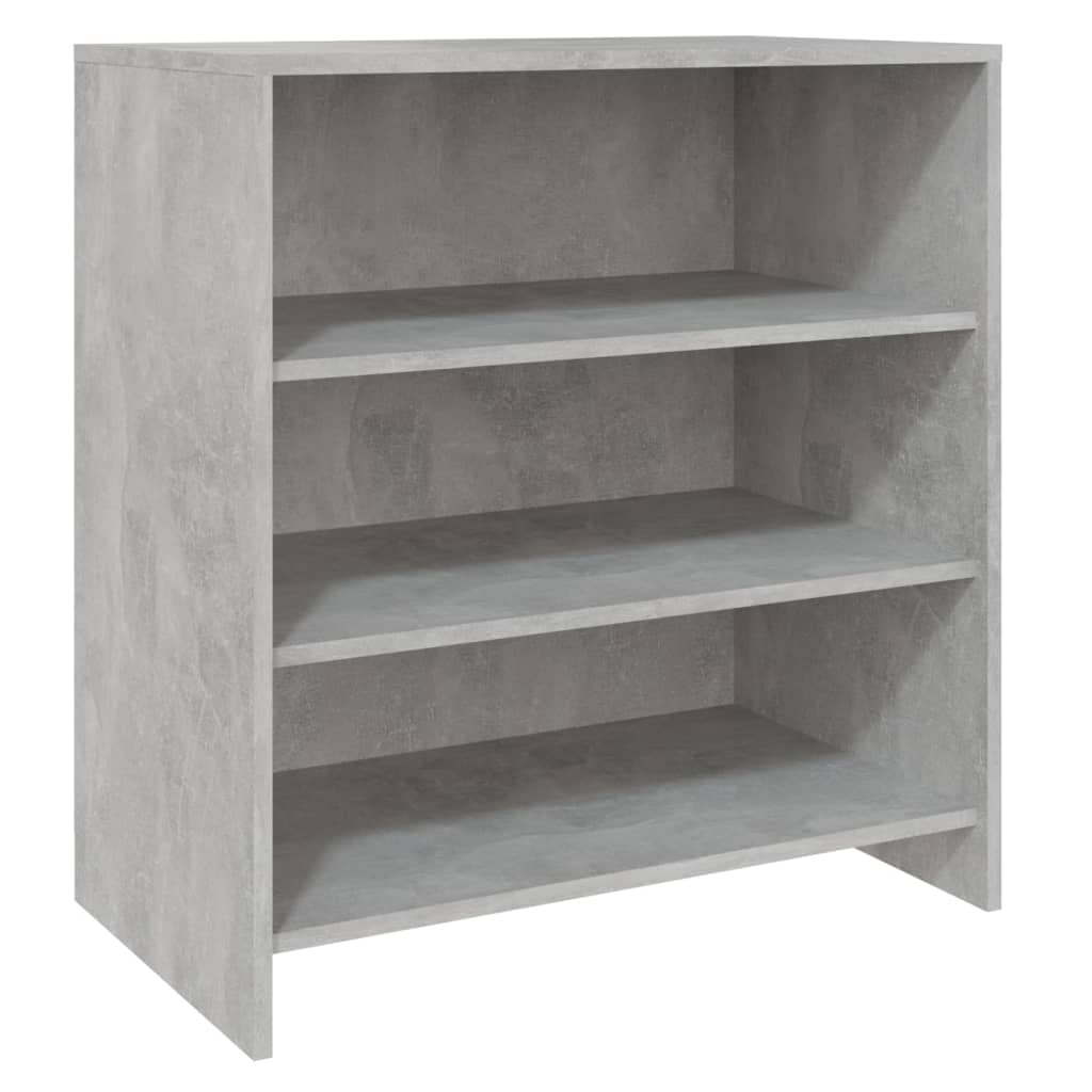 2 Piece Sideboard Concrete Grey Engineered Wood - Bargainia.com - 