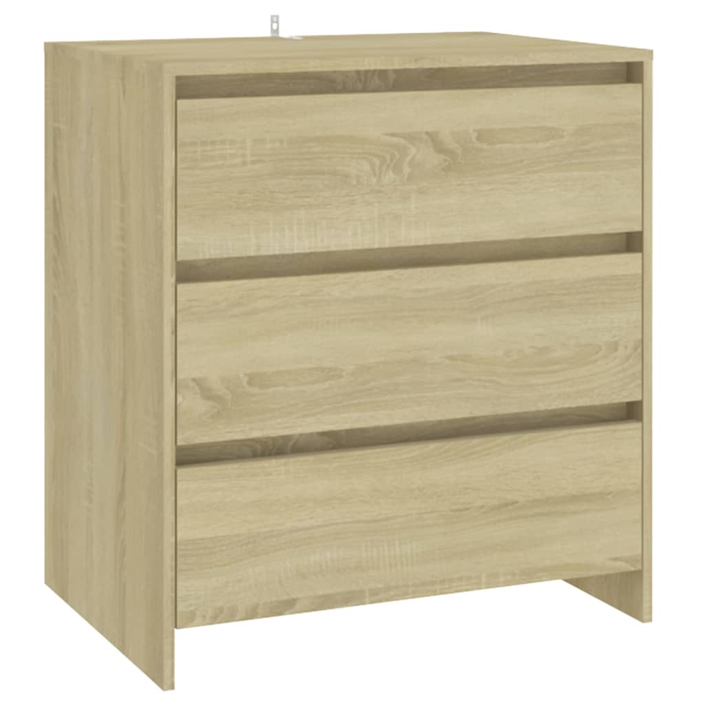 2 Piece Sideboard Sonoma Oak Engineered Wood - Bargainia.com - 