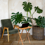 Heva Tropical Hevea Wood Folding Snack Table