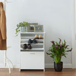 Ryan White Finish Shoe Storage Cupboard