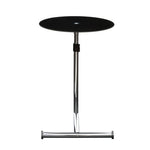 Adam Black Tempered Glass Snack Table