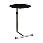 Adam Black Tempered Glass Snack Table