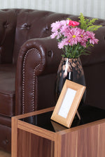 Fargo Walnut Veneer Nest Of 3 Tables