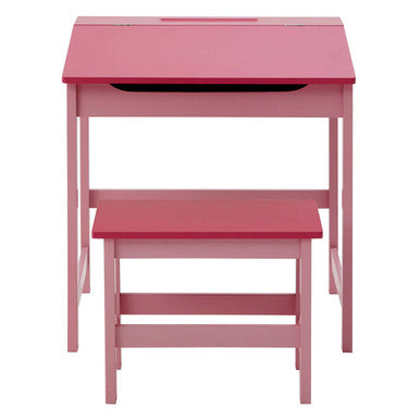 Jordan Childrens Pink Desk And Stool