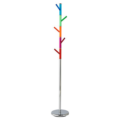 Joan Multicoloured Acrylic Pegs Coat Stand