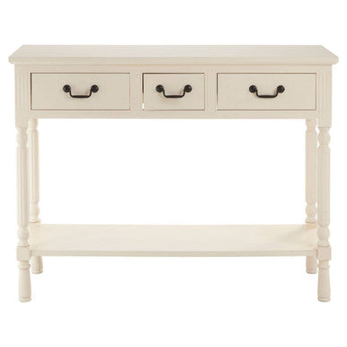 Heritage 3 Drawer Ivory Console Table