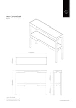 Osaka Console Table