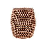 Templar Copper Finish Barrel Stool