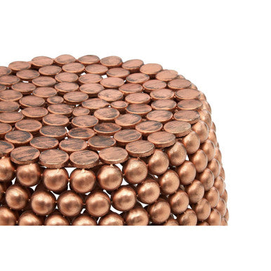 Templar Copper Finish Barrel Stool