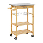 Harlow Glenn Pinewood Large Kitchen Trolley