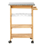 Harlow Glenn Pinewood Large Kitchen Trolley
